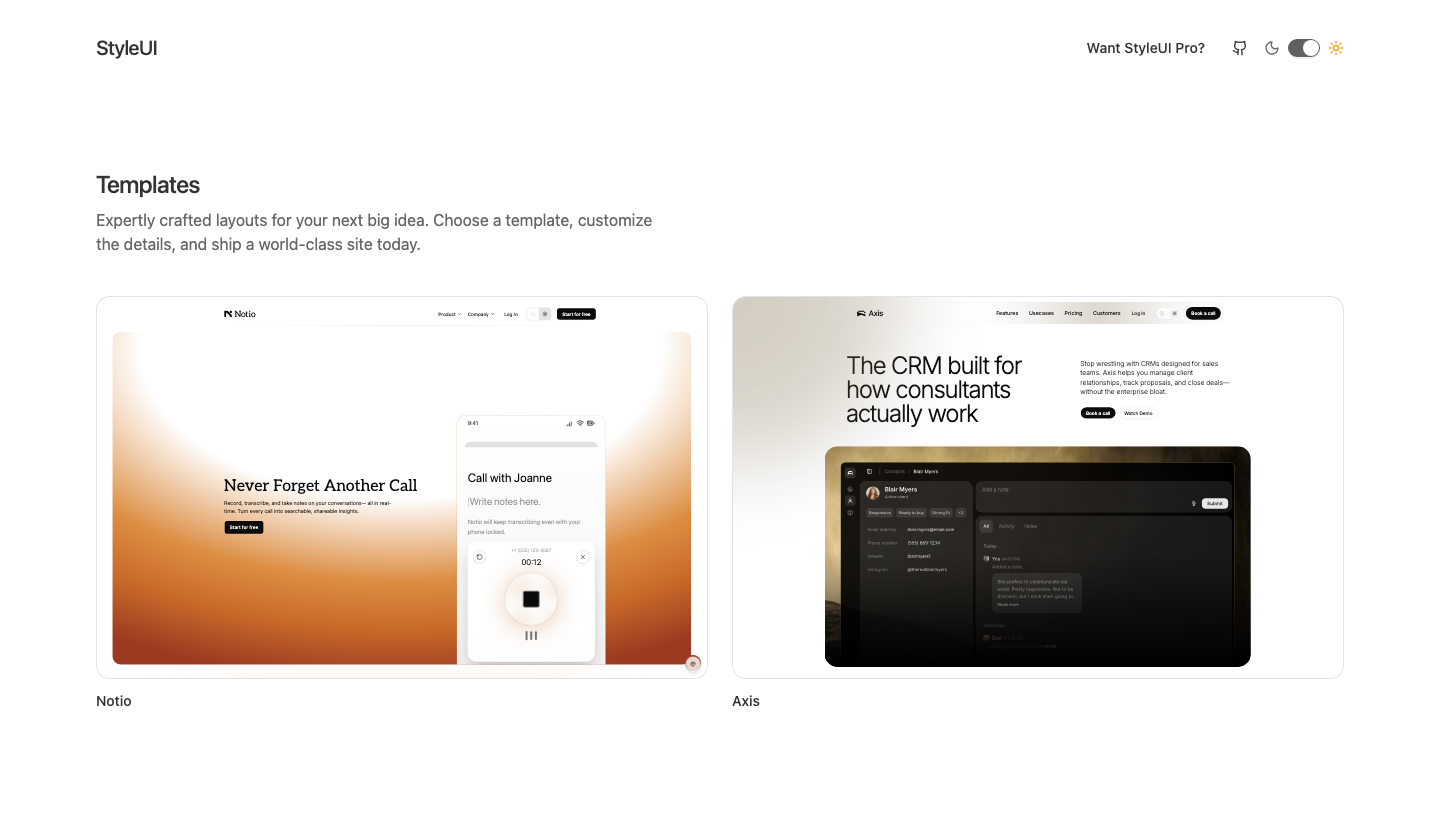 StyleUI