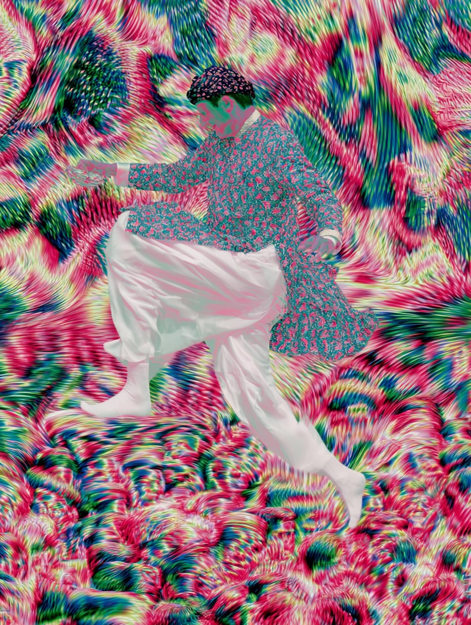 badjudgeofcharacter — Being suspended neon fashion figure