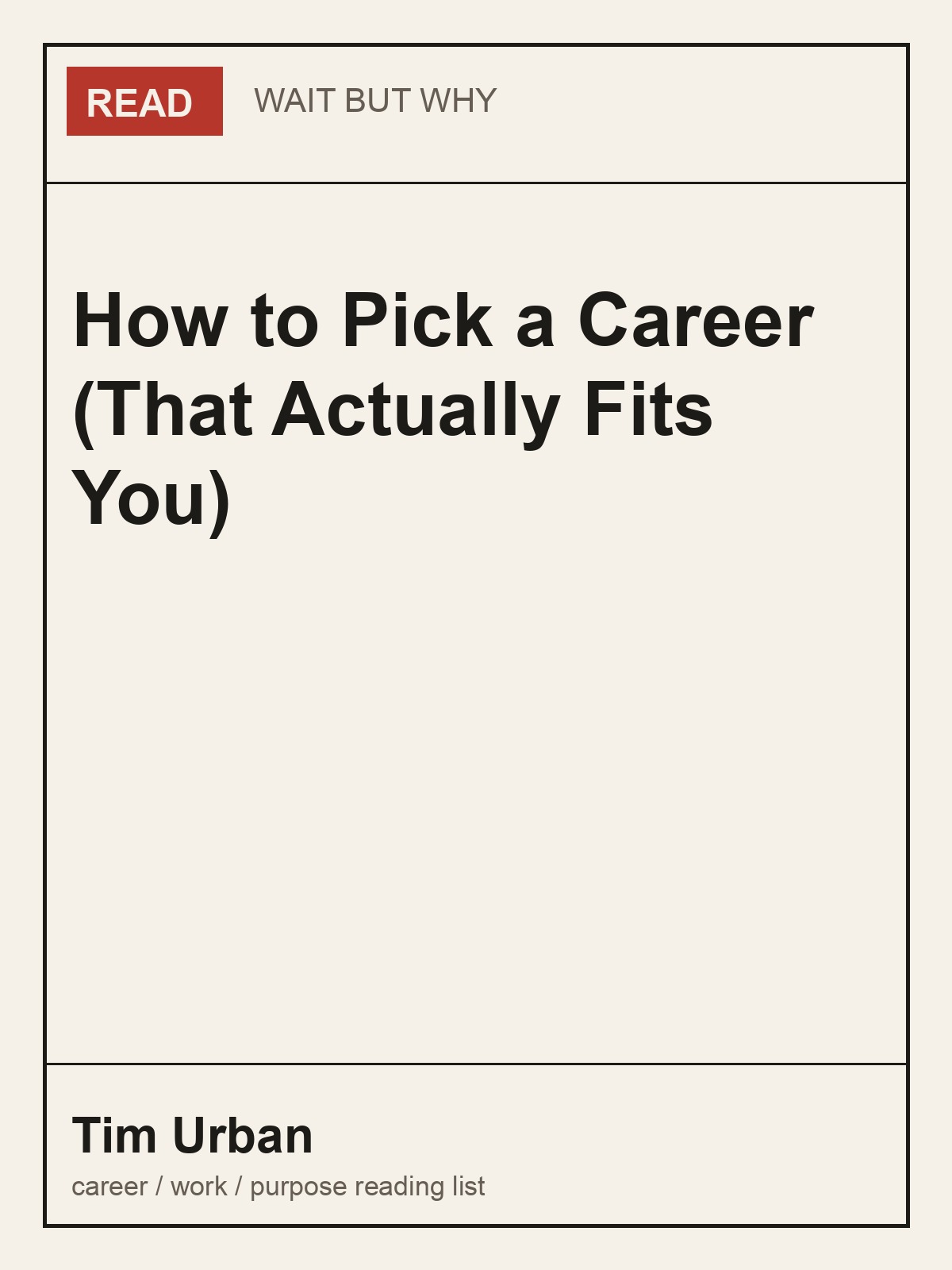 How to Pick a Career (That Actually Fits You)